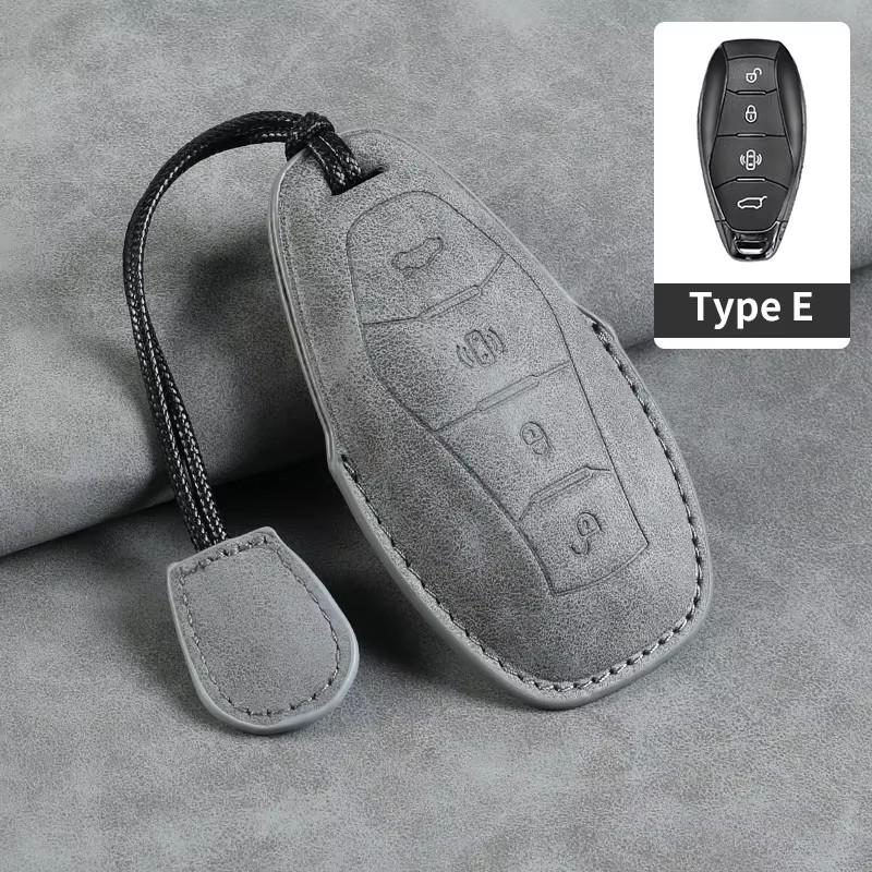 Leather Car Metal Key Case Cover For Suzuki Swift Kizashi Vitara SX4 Baleno Ignis Ciaz S-cross Ertiga Key Chain Accessories