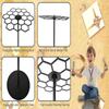 Multi-purpose Rotatable Medal Hanging Rack Portability Medal Organizer Shelf  Household