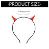 Devil Horns Headbands Personality Party Headpiece Halloween Children Headwear for Costume and Daily Wear