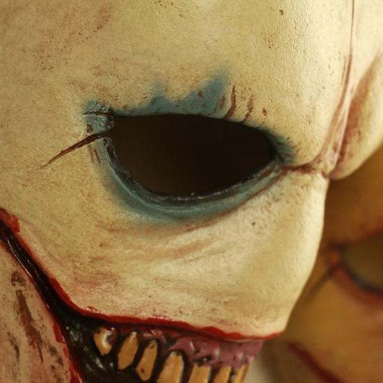 Halloween Clown Face Guard Universal Size Role-Playing Cosplay Face Guard Headpiece Horror Themed Party Props