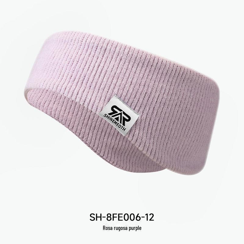 

Женская двухслойная ветрозащитная спортивная повязка на голову Sunmoss — теплая защита ушей для бега осенью и зимой