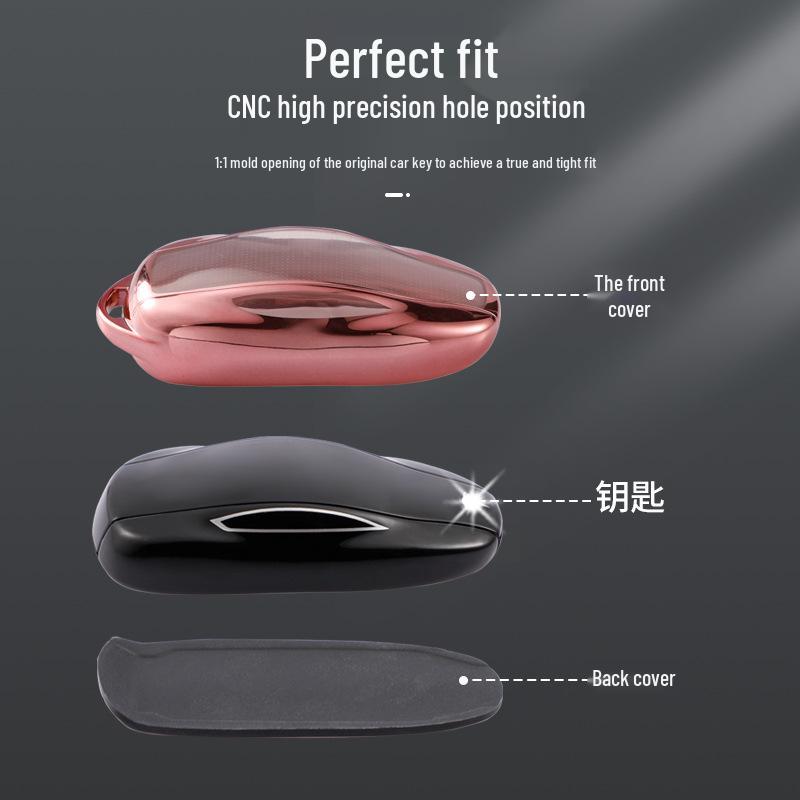 Tesla Key Cover: Compatible with Model Y/3, S/X - Stylish Car Key Case for Women