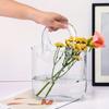 Bag Glass Vase Handbag Shaped Vase Hydroponic Vase Transparent Bag Vase Mother's Day Gift Home Decoration