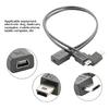 Mini USB Splitter Cable Female to 5p Male Wire Micro Male Charging Cable
