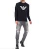 Emporio Armani Sudadera con Estampado de Logo para Hombre sudaderas Azul Oscuro 8N1MR6-1JRIZ-F904