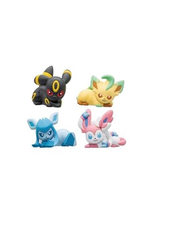 BANDAI Bikkura Tamago Eevee Friends Figure Collection Bath Ball Bathing Agent Set 5