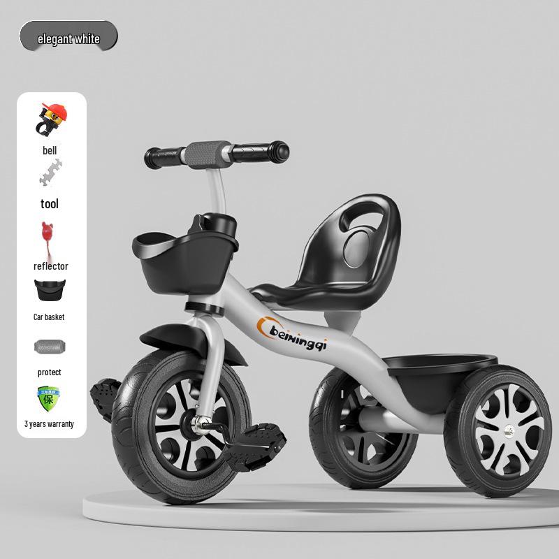 Children's Tricycle & Stroller: Infant Toddler Pedal and Walker