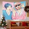 Anime Youth Character Tapestry Cartoon Atmosphere Wall Hanging Bedroom Dormitory Home Decoration