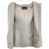 loro piana MAC1156 Gray Cashmere 100 Hooded Zip-Up Vest Jacket Jacket 42 grayUsed
