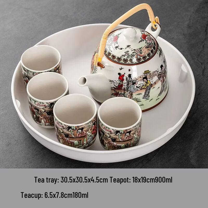 Anmu Traditional Ceramic Kung Fu Tea Set
