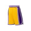 Li Ning Sports Basketball Series SS22 Color Block Letter Print Logo Basketball Shorts Men Shorts Yellow AAPS267-1