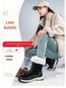 Women's High-Top Non-Slip Snow Boots: Sizes 36-42, Warm & Thick Cotton, Cold-Proof