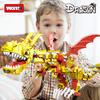 Building Block Shenlong Series Assembly Toy Boy Zili Splicing Phantom Mecha Dragon Model