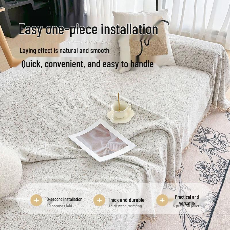 Premium Universal Four Seasons Anti-Scratch Sofa Cover - Full Coverage Couch Protector