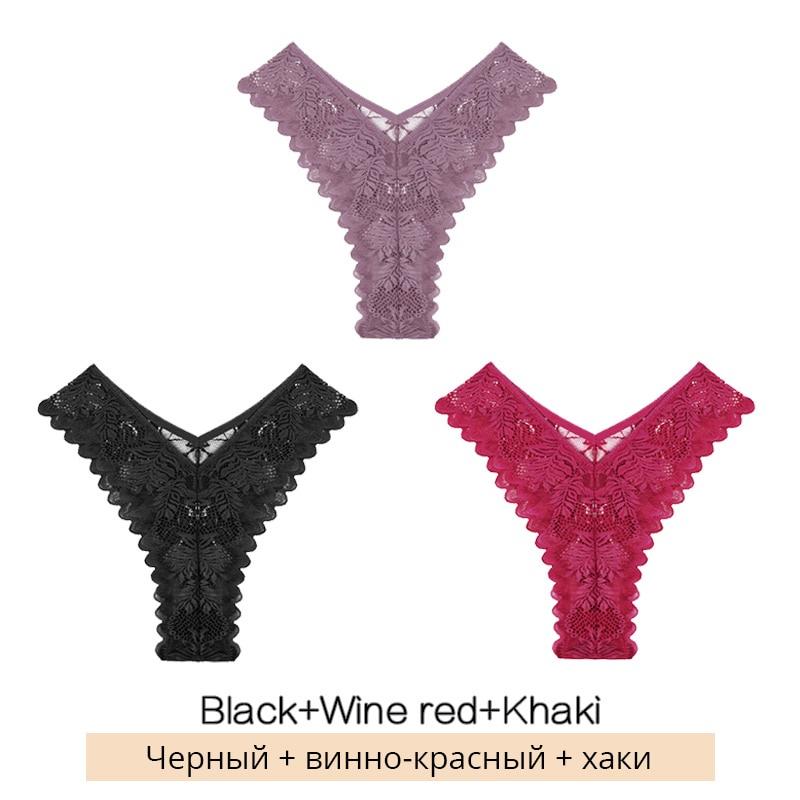 

3 шт./компл. кружевные трусики с низкой посадкой для женщин, бразильское нижнее белье с цветочным принтом для девочек, сексуальные трусы с Т-образной спинкой, женское нижнее белье S-XL M&3Pcs