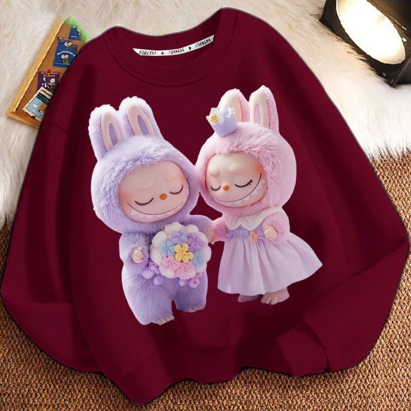 Children's Casual Hoodies, Fashionable Long-sleeved Loose Hoodies for Boys and Girls In Spring and Autumn