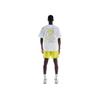On Club-T Graphic Logo Loose Fit Drop Shoulder Short Sleeve T-Shirt Men Tops White Lime 1MF11842929