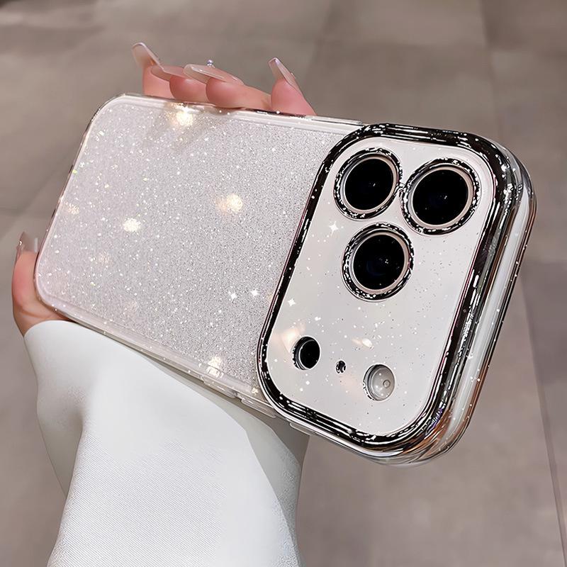

Jelly Glitter Instant iPhone 16 Pro Max Case - Large Window, Apple 17 Celebrity Protective Cover iPhone 12
