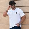 Dibinze Men's Plus Size Loose Fit Short Sleeve T-Shirt