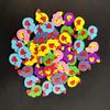 50PCS Mixed Styles Wooden Natural Animal Buttons 2 Holes Scrapbooking Crafts DIY Kids Clothing Accessories Sewing Button Decor