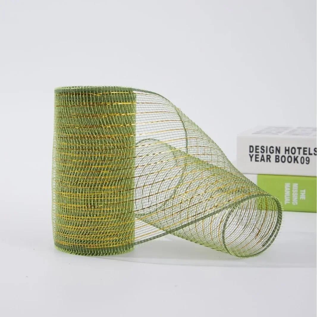 

10 Yards Christmas Tree Mesh Tulle Roll 15/25cm Fabric Flower Gauze Mesh Roll Halloween Ribbon Gift Box Wrapping Party DIY Decor 15cm x 10Yards