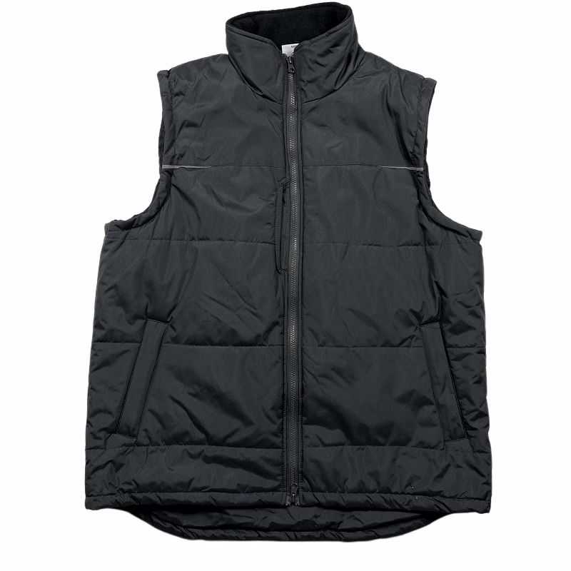 European and American Single Men Autumn and Winter Cotton Padded Windproof Waterproof Outdoor Waistcoat Loose plus Size Workwear Waistcoat