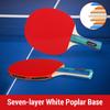 Ping Pong Paddles Set Table Tennis Rackets with 3-Star Ping Pong Balls for Indoor Outdoor Game