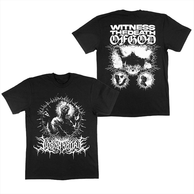 LORNA SHORE Rona Coast Band Gothic Metal Core Dark Rock Amerikanischer Loose Print Reine Baumwolle Herren- und Damen-Übergrößen-T-Shirt