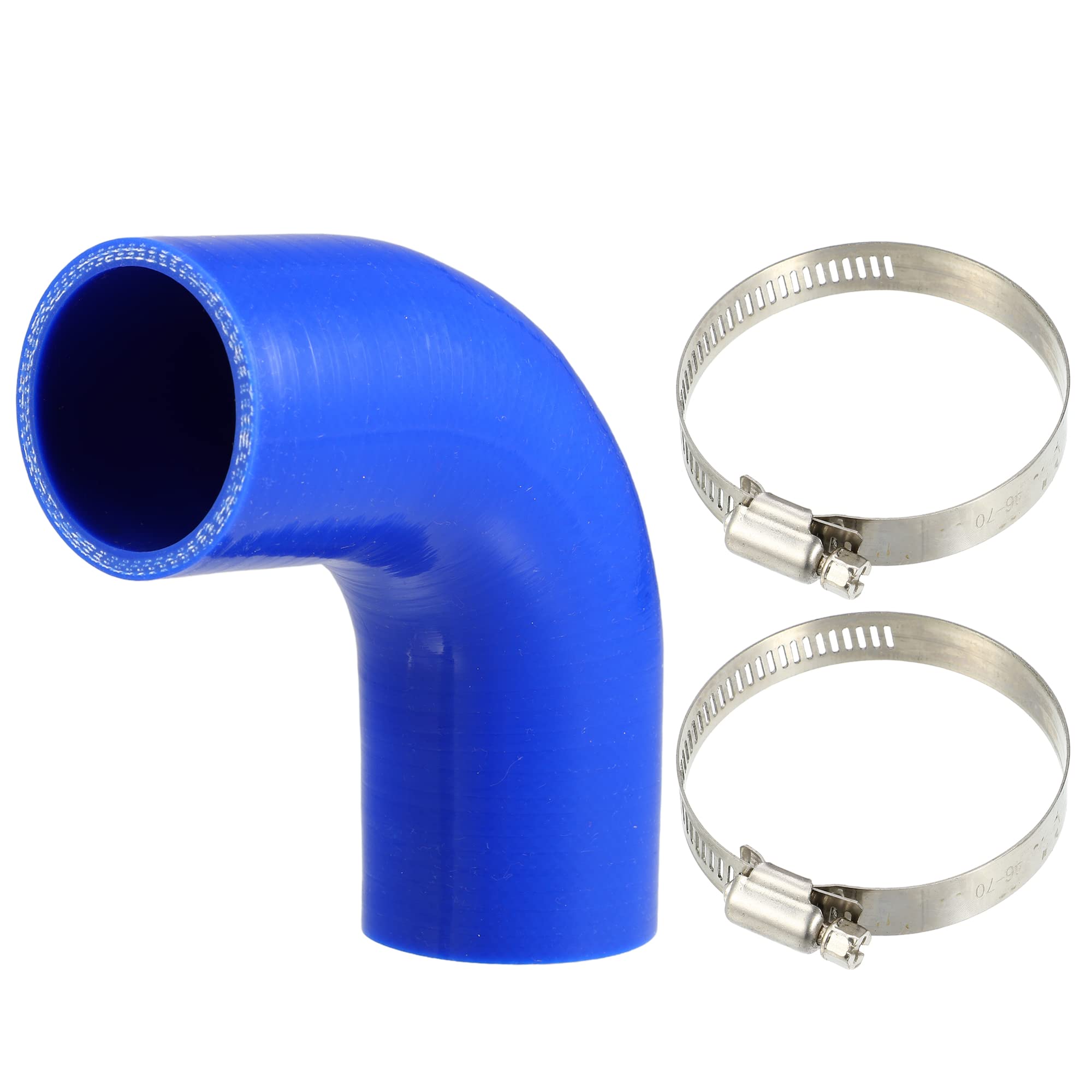 

X AUTOHAUX Silicone Hose, Inner Diameter 51mm, 90 Degree Elbow, Cold Resistant, Durable, Radiator Hose, Silicone Intake Pipe, Automobile, Constru