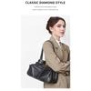 2025 New carriebowling bag simple and fashionable first layer cowhide messenger women's bag baguette bag