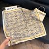 Silk scarf 71 * 71 imitation silk square scarf Korean atmosphere neck silk scarf flower pattern flower polka dot scarf
