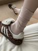 White Boneless Socks Women'S Mid-Tube Socks Ins Trendy Cotton Socks Spring And Summer Solid Color Anti-Pilling Loose Confinement Stacking Stockings