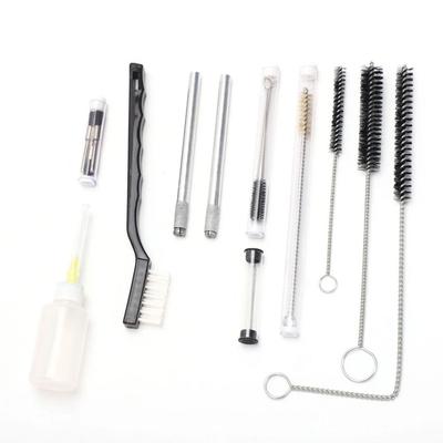 17/23Pcs Airbrush Spray Nozzle Cleaning Brush Set Airbrush Repair Durable Pneumatic Paint Sprayer Clean Kit Auto Care