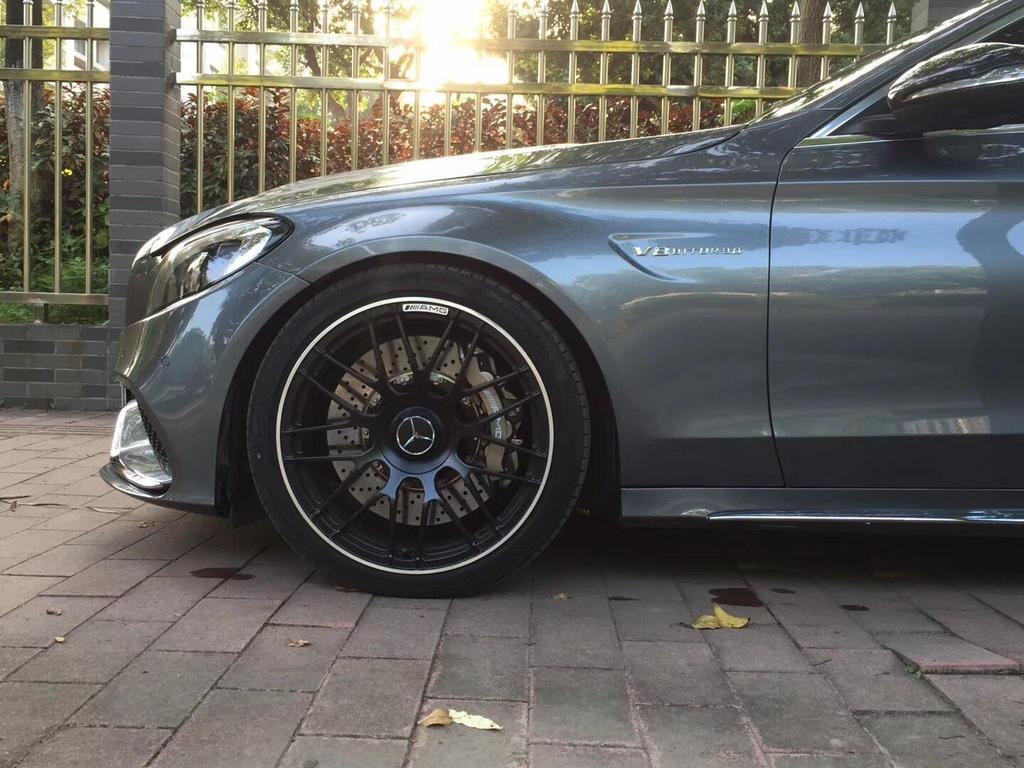 W205 Mercedes-Benz C-Class Coupe C260L to C63 AMG/C65 Wide Body Kit: Front & Rear Bumpers