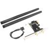 M.2/NGFF to PCI-E Card Board WiFi Bluetooth PC Adapter For Intel AX200 w/Antenna