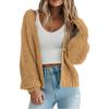 Women's Chunky Knit Cardigan Sweaters Trendy Casual Long Sleeve Open Front Button Down Knitted Outerwear Coats