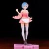 Re from scratch in a different world life Cat Ear Rem Sakura Rem Figure Anime Girl Chassis Ornament