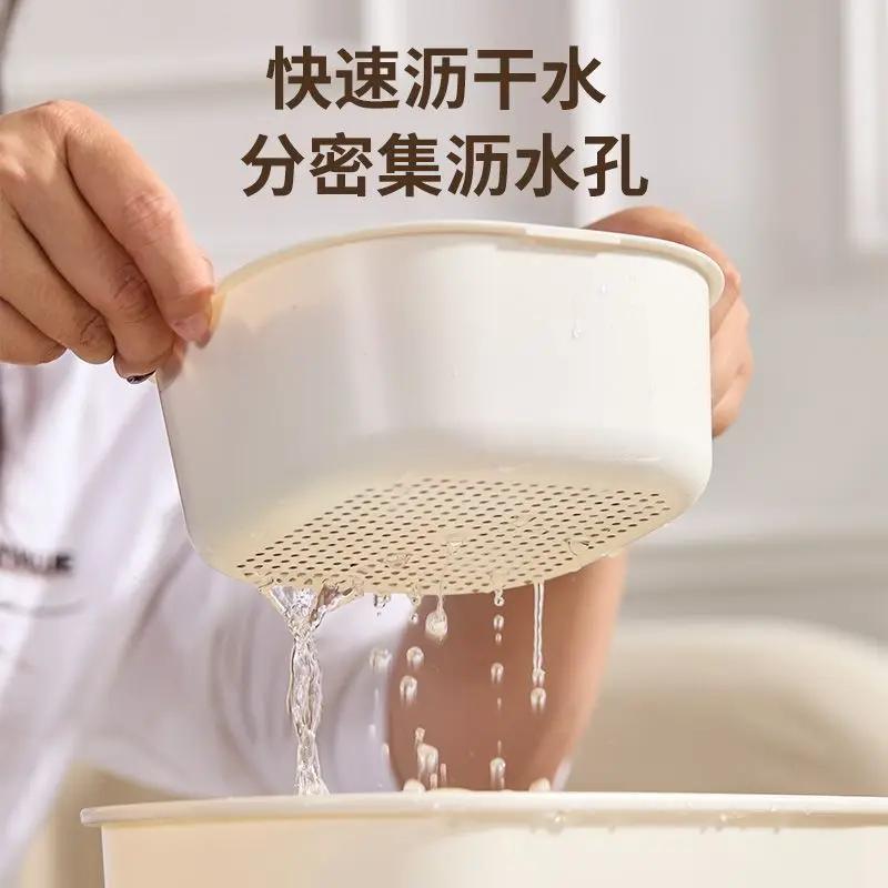 Storage Box Thickened Sealed Fruit Basket Living Room Fruit Tray Drain Tray Lazy Melon Seed Snack Candy Box