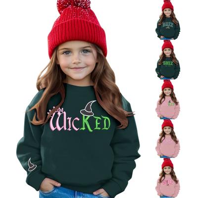 Chłopcy Dziewczęta Dzieci Moda Codzienna Uniwersalna Swobodna Bluzy z okrągłym dekoltem Codzienne Długie Rękawy Patchwork Top Bluzy