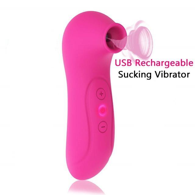 Clitoral Sucking  10 Intensities Waterproof Rechargeable Suction S