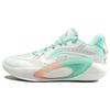 Li Ning Comfortable Cushioning, Wear Resistant Mid Top Basketball Shoes Men's Green ABPS047-4