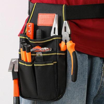 Electrical Tool Belt Pouch Waterproof Adjustable Heavy-Duty Thicken Waist Bag Organizer For Work Automotive Repair Industrial