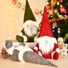 Vánoční dekorace Ručně vyrobený vánoční skřítek Červený a zelený švédský skřítek Figurka Santa Klause Festival Nový rok Dárky Stolní dekorace