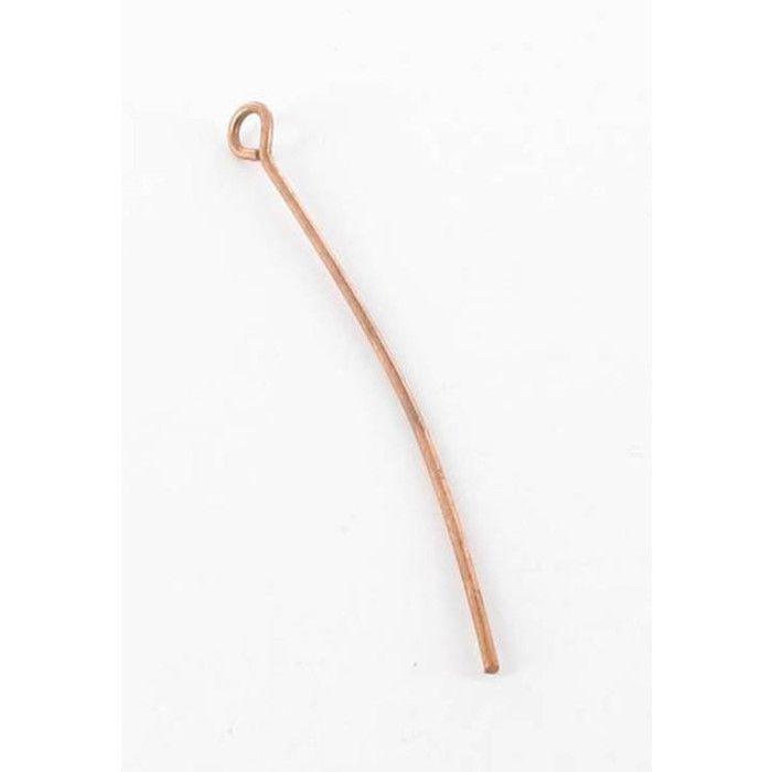 45 Mm Eye Pin Copper 10 Pieces