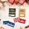 30Pcs Handmade Scratch Off Coupon Cards Christmas Prizes Card for Birthday Wedding Holiday Parties Festival Celebration