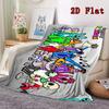 Garten of Banban Cartoon Set 2D Flat Pattern Flannel Blanket High quality All Seasons Warmth and Comfort Perfect for Christmas Gifts.