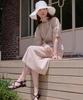Bye Bye Seop Linen Puff Long Dress Beige [T42]