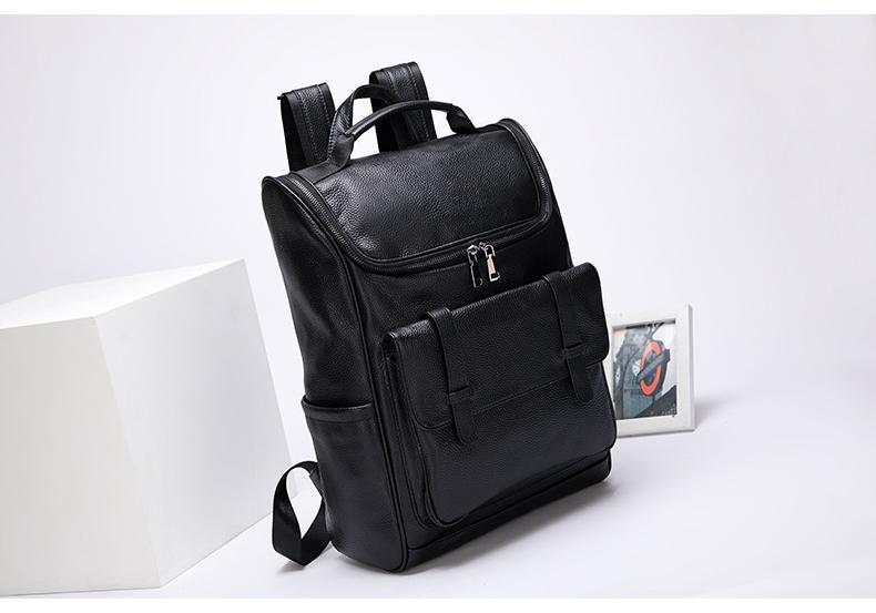 Hot-selling Business Commuter Computer Bag Leather Fashion Personalized Backpack Bag Large Capacity Universal Backpack