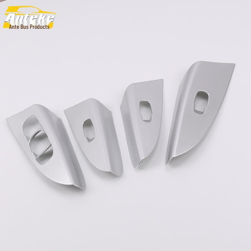 Fits 16 Sylphy Models: Electroplated Glass Switch Decorative Frame & Armrest Window Lift Patch Accessories