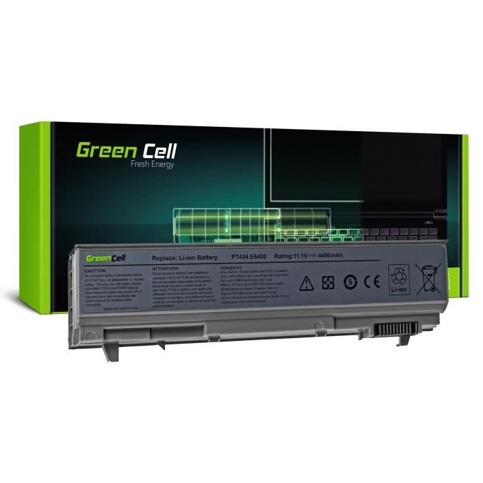 Green Cell Batterie Dell PT434 W1193 4M529 NM631 KY477 MN63 pour Dell Latitude E6400 E6410 E6500 E6510 Dell Precision M2400 M4400
